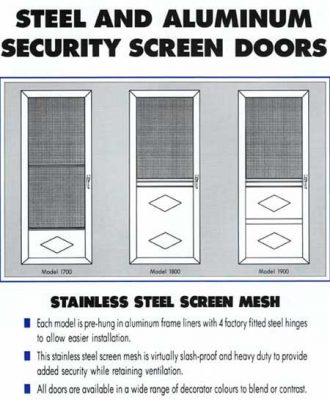 Security Doors Ns Rusco N S Limited